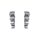 Gehry White Gold Earrings