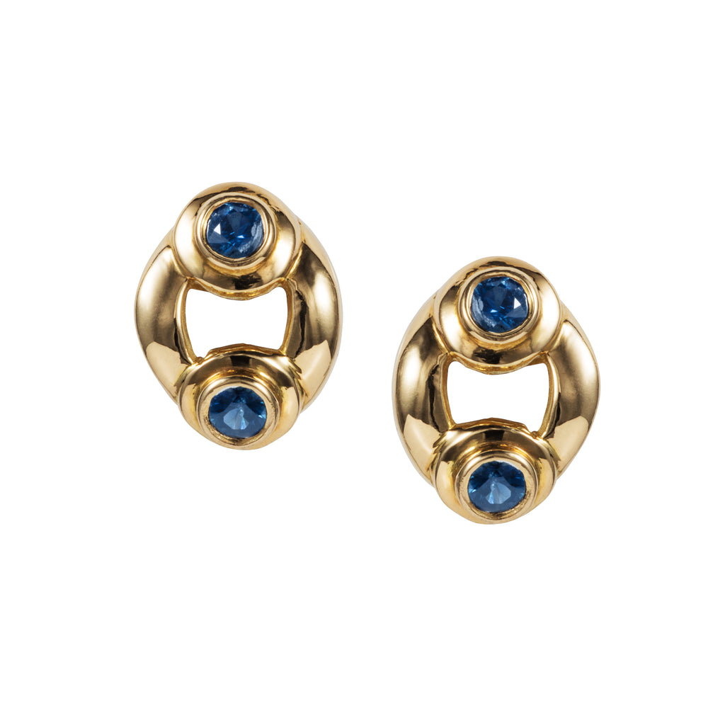 Quad Sapphire Earrings